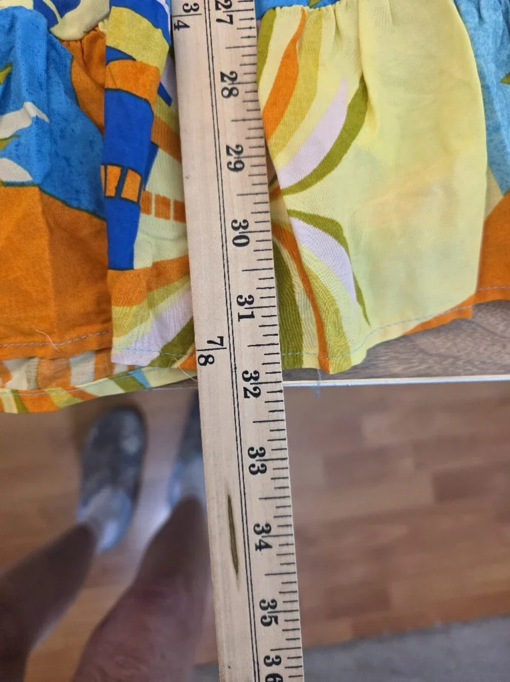 Label of Love Aisha Tropical Palm Print Tiered Mini Dress XL NWT Boho Resort - Picture 8 of 13